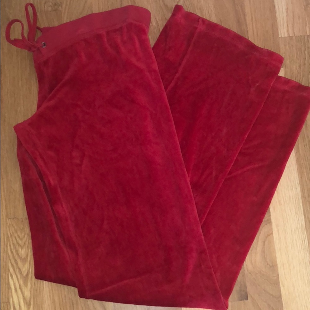 Red Flare Juicy Pants